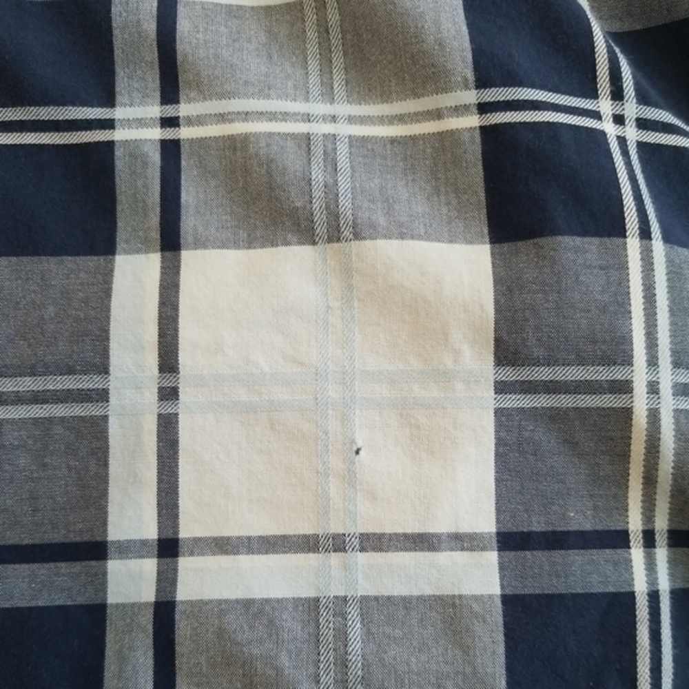 Timberland Long Sleeve Button Down ..‎ XL/TG.. Blue Plaid - Picture 5 of 5